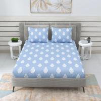 Blue Cotton Bedsheet