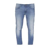Blue Faded Denim Jeans Image