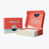 Bold Graphic Printed Corrugated Box, High-impact