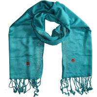 Border Cotton Scarves