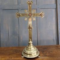 Brass church cross
