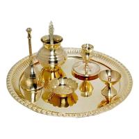 Brass Puja Thali