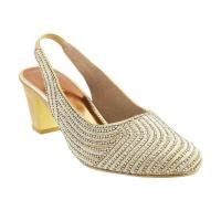 Zari Work Bridal Sandals Flat Heels Wedding Collection