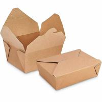 Brown Cardboard Food Packaging Box, Natural kraft