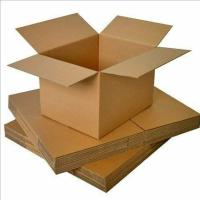 Brown Corrugated Carton, Double wall board type Image