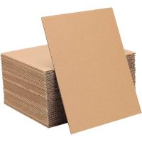 Brown Corrugated Carton Sheet, Single ply panel Image