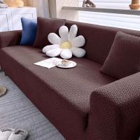 Brown Sofa Cloth, Polyester and polished finish