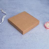 Brown top pizza boxes, Vented kraft board with coating Image