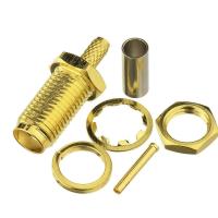 Bulkhead Crimp Gold