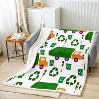 Bus Green Blanket