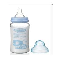 camera Glass Milk Feeding Bottle, Wide neck series