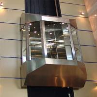 Capsule Apartment Lifts, Glass and metal finishes