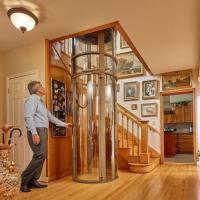 Capsule Wooden Lifts, High-tech completely dynamic