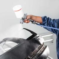 Car Denting Painting Machine, Powder coated trolley