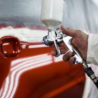 Car Denting Painting Machine, Powder coated trolley