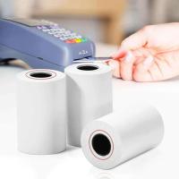 Card Swiping Simple Billing Roll, Uncoated, white