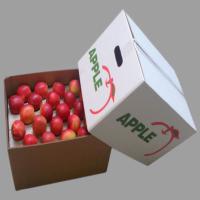 Cardboard apple Corrugated Box, Die-cut apple insert Image