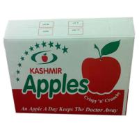 Cardboard apple Corrugated Box, Die-cut apple insert