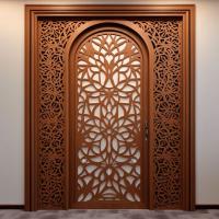 Carved Teak Doors, Long life durability, polished
