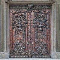 Carved Teak Doors, Long life durability, polished