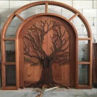 Carved Tree Door, Positive and negative reliefs