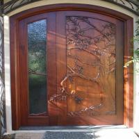 Carved Tree Door, Positive and negative reliefs