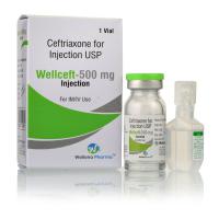Ceftriaxone 500 Mg Injections, Third-gen cephalosporin
