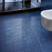Ceramic Floor Blue Tiles