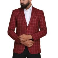 Checked Formal Blazer