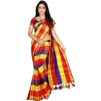 Checkered Women s Sarees 