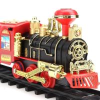 childrens train set, Black color, plastic material