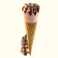 Chocolate Ice Cream Cone, Preservative free speciality