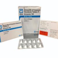 Clavulanic Acid Amoxicillin Antibiotic Tablet, lactamase