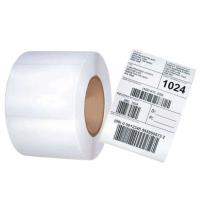Clear Polyester Barcode Roll, Transparent overlay Image