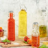 Clip Top Bottles, Reused many times, locking system