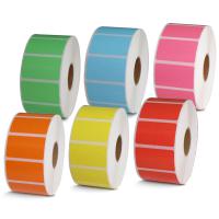 Color Coded Barcode Label Roll, 3