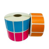 Color Coded Barcode Label Roll, 3