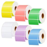 Colored Chromo Barcode Roll, Semi-gloss finish