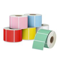 Colored Direct Thermal Labels, Rectangular shape Image