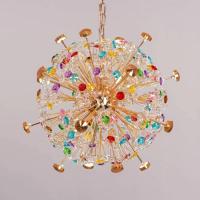 Colour Crystal Chandelier