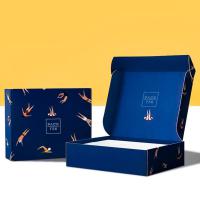 Compact Printed Corrugated Box, Space-saving design