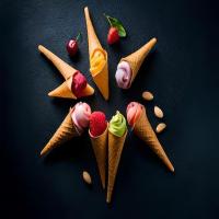 Cone Shaped Ice Cream, Plus extra for greasing