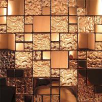 Copper Decorative Glass Mosaic Tile, Artistic blend Image
