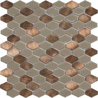 Copper Hexagon Glass Mosaic Tile, best pattern