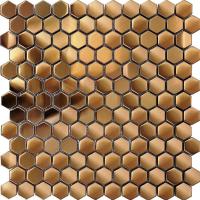 Copper Hexagon Glass Mosaic Tile, best pattern