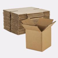 Corrugated Carton Slotted Box, Machine-scored folding