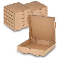 Corrugated plain Pizza Boxes, Durable fluted fiberboard