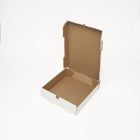 Corrugated plain Pizza Boxes, Durable fluted fiberboard
