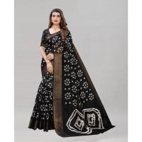 Cotton Bandhani Saree
