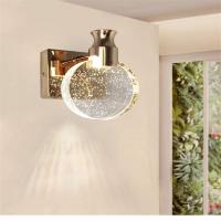 Crystal Block Led Wall Lamp, Finish, For Bedroom